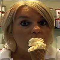 Sales Girl Has Tested Icecream